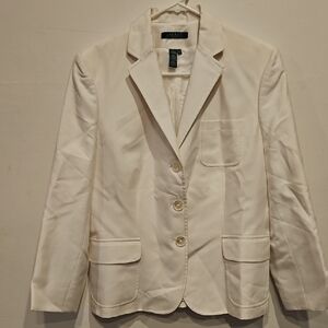 Ralph Lauren Women's Ivory Blazer